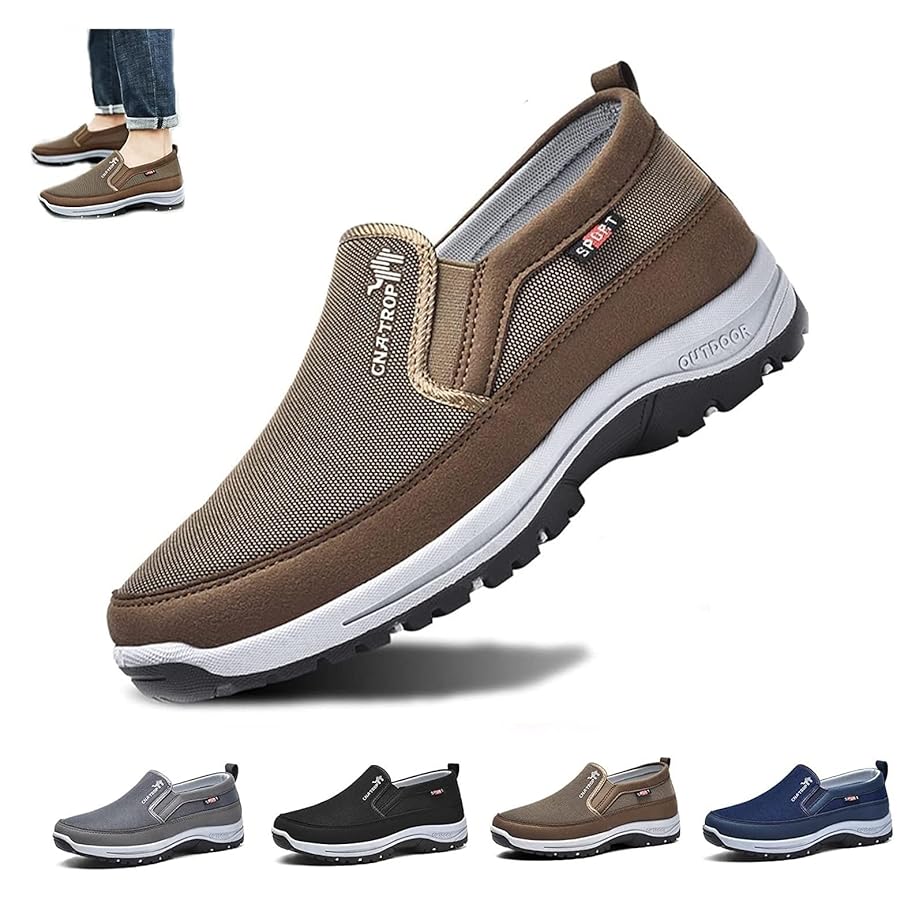 Cna Trop Orthopedic Shoes For Men , Fosterry Mens Slip On